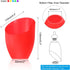 5.3" 4.3" 1.7" 5 Pack Bulb 5 PATIKIL High Diameter Fitter Plastic Lampshade, Plastic Lamp Shade Replacement Light Cover