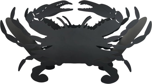 8 Metal Animals Black Crab Storage Stand for Indoor Bathrooms & Kitchens - Wall Mounted Toilet Rolls Tissue Paper