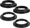 HOMSFOU Lamp Shade Stabilizer Ring 4Pcs E26 Lamp Shade Adapter Ring Replacement