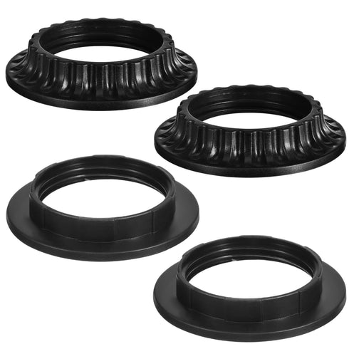4pcs E27 2.5 Inch) Homoyoyo Durable Lamp Shade Adapter Ring|Heat-Resistant Light Socket Retainer Collar Ring for Socket