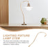 Homoyoyo Desk Lamp, Elbow Table Lamp Stem Parts for DIY Lamp Making Kit with Curved Tubing and Accessories