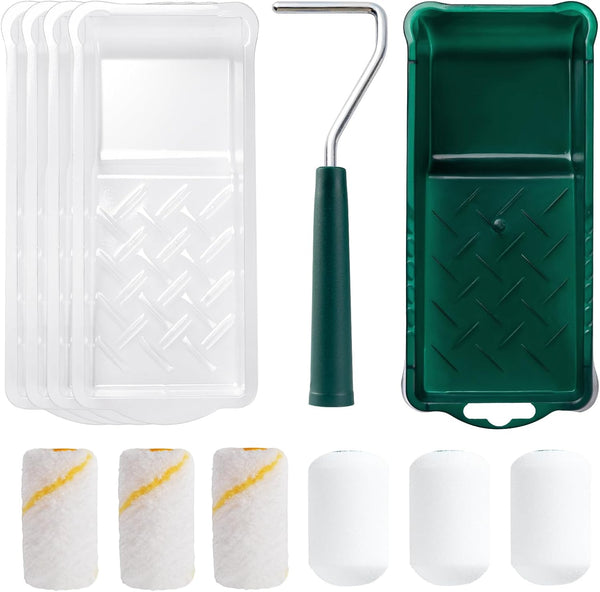 Paint Roller Kit, 12 Pack, 2 Inch Paint Roller, Mini Paint Roller