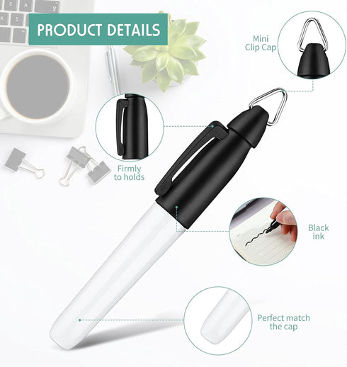 Outus 48 Pcs Mini Permanent Markers: Golf Ball Marker Pen Ink Pens for Office, School Supplies, Outdoor Activities