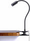 JHD LED Desk Lamp with Clamp, 10 Brightness Levels, 12" Flexible Gooseneck, Eye Protection USB Lamp for Home Office &