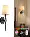 MHSNL Battery Operated Wall Sconces,Crystal Plum Blossom Decor Rechargeable Wall Lights with Detachable