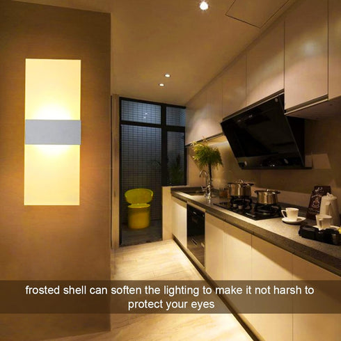 (14 6) Zerodis Sconces LED Wall Lights Aluminum Alloy Rotatable Sconce Light Indoor Mount for Hallway Bedroom Bathroom