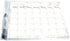 Dry Erase Monthly Calendar Planner Sticker Decal, Removable & Reusable, Magnetic Fine-Tip Marker Included, 9 x 12 inches