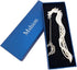 Metal Bookmarks with Chain, Unique Glow in The Dark Bookmark, Inspirational Book Markers for Book Lovers