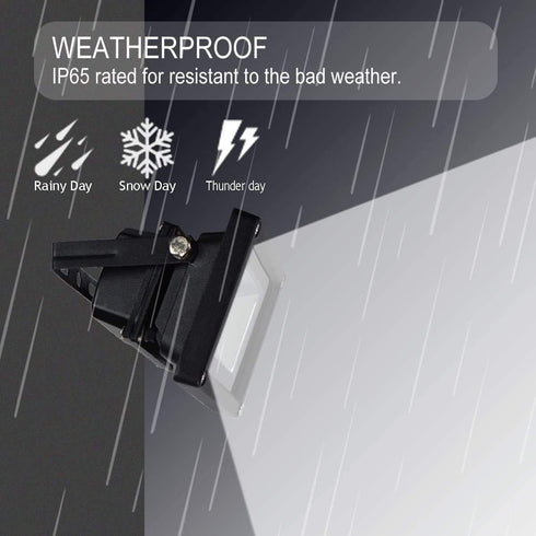 12V Light,10W IP65 Light,900LM,6000K,Daylight Light,80W Bulb (2 Pack) AC or DC LED Flood Mini Waterproof Outdoor White