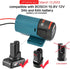 Power Wheels Adapter for Bosch 10.8V 12V Battery Holder Wall Mount, Power Connector,Power Tool DIY Battery Connector (Battery not Included) 1pcs