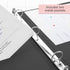 BAZIC 3 Ring Binder, 1.5" Economy View Organizer, Black, Round Ring, Holds 280 Sheets, 1-Count