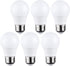 TORCHSTAR 5.5W A15 LED Bulbs, 40 Watt Equivalent, Dimmable, 5000K Daylight, Pack of 6