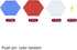PATIKIL 6 Pack Hexagon Felt Board Tiles, Self Adhesive Wall Bulletin Pin Board with Push Pins for Home Office Classroom