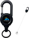 Heavy Duty Retractable Keychain, Multitool Carabiner Badge Holder, Upgraded 58cm Stainless Steel Cord