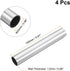 uxcell 4Pcs 304 Stainless Steel Tube, OD 25mm x 1.5mm Wall Thick 150mm Length Capillary Metal Tubing for Industry Machinery