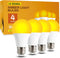 LQ BSDERA 1800K Amber Light Bulbs for Sleep, 5W Blue Light Free Light Bulbs