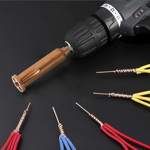 Wire Twisting Tool for Electrical Power Drill, 3 Way/5 Way Wire Stripping Tool for 6-10 AWG Wire