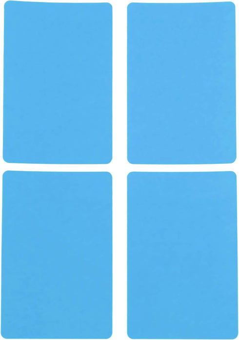 Sticker Moving Labels, Light Blue Rectangular Label Stickers, 60 Pack for Kids Clothing and School Supplies