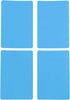 Sticker Moving Labels, Light Blue Rectangular Label Stickers, 60 Pack for Kids Clothing and School Supplies