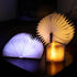 YAYA2021-SHOP Table Lamp Wooden Book Light,Novelty Folding Book Lamp, Folding Night Light,USB Rechargeable Wooden Table