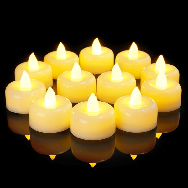 Amagic 150 Pack Flameless LED Tea Lights Candles Battery Operated, Electric Fake