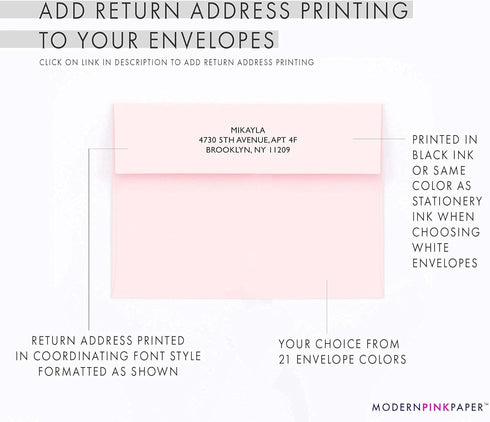 Notes From Grandma Personalized FLAT Stationery for Grandparents, Cute Camp Note Cards for Grandma, Camp Stationary