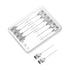 30pcs 21Gauge Stainless Steel Dispensing Needles, 1" Blunt Tips Luer Lock for Thick Liquids