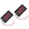 2-Pack Mini LED Digital Voltmeter, DC 4.5V to 30V Voltage Panel Meter for 6V 12V Electromobile