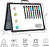 Small Dry Erase White Board - TSJ OFFICE 12" x 16" Mini Easel Desktop Double Sided Whiteboard, Portable Magnetic Board