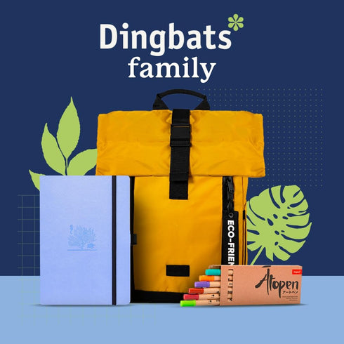 Dingbats - Earth Dotted A5 Medium Notebook, Sky Blue Great Barrier Reef, Hardcover, Cream 100gsm Ink-Proof Paper
