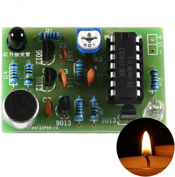 ISolderStore Soldering Practice Kit Electronic Candle Kit Electronics Kit LED DIY Kit