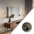 5.9 BOKT Smoke Gray Glass Globe Shade Replacement Grey Glass Lampshade Cover for Light Fixtures Wall Sconces Chandelier