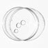 10 Pack Glass Petri Dishes, Borosilicate Glass Cell Culture Dishes with Clear Lid for Laboratory Use (60x15 mm)