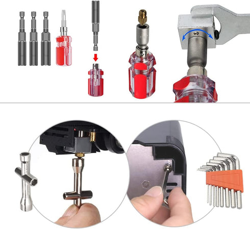 3D Printer Tool Kit, Mintion 82 Pcs Accessories Kit with Nozzle Cleaning Kit and Removable Screwdriver Kit