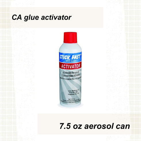 Stick Fast Aerosol Activator Multipurpose Adhesive Spray, Clear, 7.5 Ounces