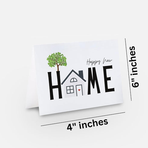 Lashicorn 24 4 6 4 Congratulations on Your New Home | pk Realtor Note Cards for Clients | Home Anniversary Sweet Home