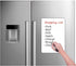Small Magnetic Dry Erase Board Sheet for Fridge, 6"x8" Erasable WhiteBoard for Kitchen