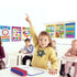 Educational Posters for Preschoolers, 12PCS Alphabet Letters, Numbers, Shapes, Colors, 11 x 16 Inch