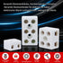 4 250V Situations(5pcs) Way TB Ceramics Terminal Blocks, High Temp Porcelain Ceramic Connectors, Inlet Aperture