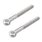 MroMax M10 x 80mm Machinery Shoulder Swing Lifting Eye Bolt, 2Pcs 304 Stainless Steel for Home Renovation, Fasteners