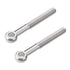 MroMax M10 x 80mm Machinery Shoulder Swing Lifting Eye Bolt, 2Pcs 304 Stainless Steel for Home Renovation, Fasteners