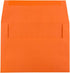JAM PAPER A6 Orange Colored Invitation Envelopes - 4 3/4 x 6 1/2 - 50/Pack Recycled