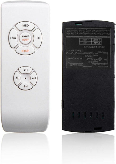 Ranjaner Universal Ceiling Fan Remote Control Kit, Wireless Remote Control and Receiver Kits