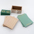 Notakia Perpetual Calendar, Vintage Wooden Calendar for Home Office Desk Accessories (Green)