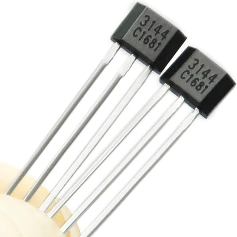40x Linear Hall Effect Sensors A3144/OH3144/44E/AH3144E TO-92 UA 3 Pins Sensor Element Switch for Electric Vehicle Motor Repair