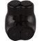 Morris Products 97117 Black Insulated Dual Entry Splice, 2 Set Screws, 3/0-6 Wire Range, 1-Pack