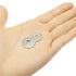 Bonsicoky 8 Pack 20, Figure Desk Fasteners, of Heavy-Duty Metal Table Connectors, Secure Tabletop to Frame, Silver