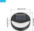 2Pack PATIKIL Solar Lights Outdoor Waterproof, Wall Sconce LED Stair Light for Decor, Deck, Step, Fence, Porch
