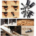 8Pcs Wood Plug Cutter Drill Bit Set, High Carbon Steel Titanium Coated Woodworking Chamfer Bits
