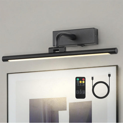 Battery Operated Picture Light with Remote and Timer, 15.94in Wireless Gallery Lights